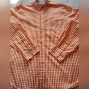 CHAPS Men's Button Up Shirt Size Large Long Sleeves Smoke Free Home